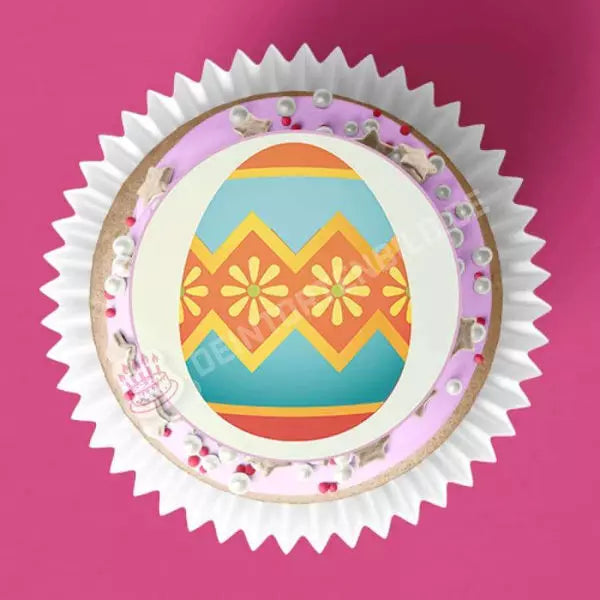 Muffinaufleger Motiv: Ostern - Bunte Ostereier von Deintortenbild – Tortenaufleger, Tortenfoto, Tortenbild, personalisiert & individuell bei Deintortenbild.de