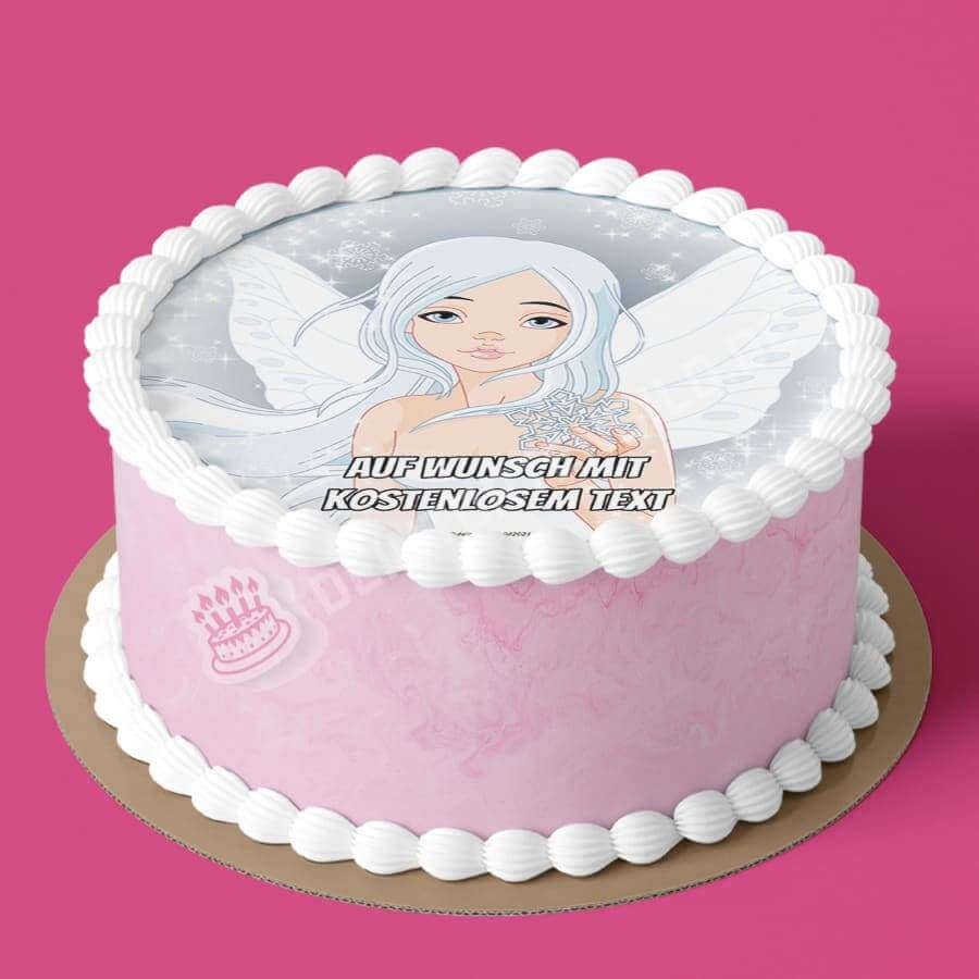 Motiv: Fee Winter - Hochwertige und individuelle Tortenaufleger für jeden Anlass
Tortenaufleger Fee Winter 20cm Kreis
Unsere Tortenaufleger sind ein ideales Geschenk für besondere Mens - Tortenbild - DeintortenbildFee Winter