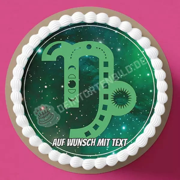 Motiv: Sternzeichen Symbol Steinbock - Hochwertige und individuelle Tortenaufleger für jeden Anlass
Tortenaufleger Sternzeichen Symbol Steinbock 20cm Kreis
Unsere Tortenaufleger sind ein ideales Geschenk - Tortenbild - DeintortenbildSternzeichen Symbol Steinbock