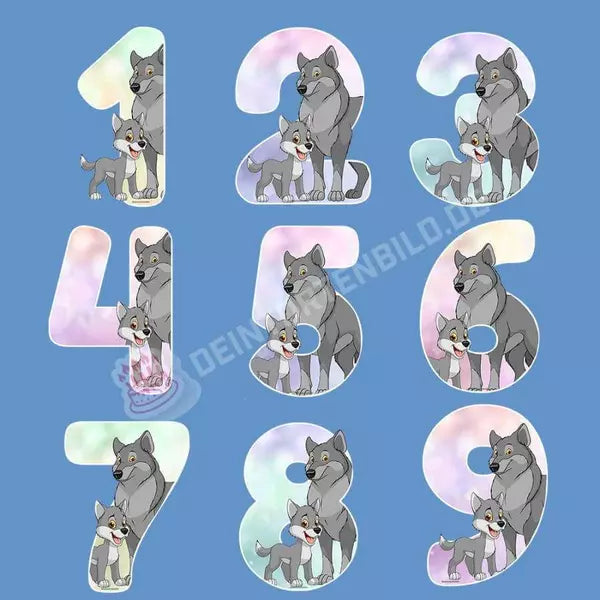 Zahlenmotiv: Wolf mit Kind - Hochwertige und individuelle Tortenaufleger für jeden Anlass
Tortenaufleger Zahlenmotiv: Wolf mit Kind 20cm Kreis
Unsere Tortenaufleger sind ein ideales Geschenk fü - Tortenbild - DeintortenbildWolf mit Kind