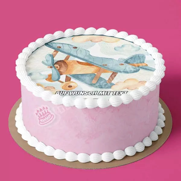 Motiv: Spielzeug Flugzeug - Hochwertige und individuelle Tortenaufleger für jeden Anlass
Tortenaufleger Spielzeugflugzeug in 20cm Kreis
Unsere Tortenaufleger sind ein ideales Geschenk für beson - Tortenbild - DeintortenbildSpielzeug Flugzeug