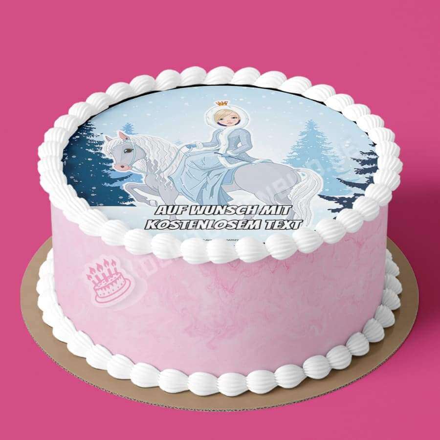Motiv: Prinzessin auf Pferd - Hochwertige und individuelle Tortenaufleger für jeden Anlass
Tortenaufleger Prinzessin auf Pferd in 20cm Kreis
Unsere Tortenaufleger sind ein ideales Geschenk für b - Tortenbild - DeintortenbildPrinzessin auf Pferd