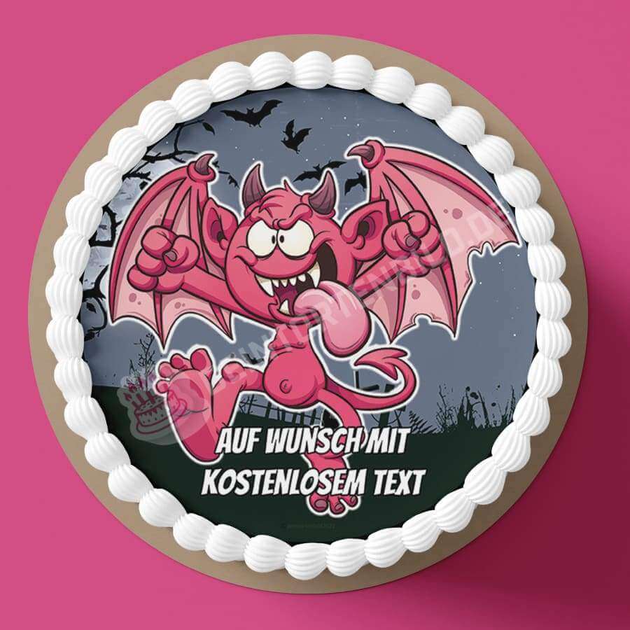 Motiv: Halloween - Cartoon Dämon - Hochwertige und individuelle Tortenaufleger für jeden Anlass
Tortenaufleger Halloween - Cartoon Dämon in 20cm Kreis
Unsere Tortenaufleger sind ein ideales Geschenk - Tortenbild - DeintortenbildHalloween - Cartoon