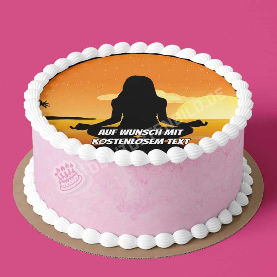 Motiv: Meditation bei Sonnenaufgang - Hochwertige und individuelle Tortenaufleger für jeden Anlass
Tortenaufleger Meditation bei Sonnenaufgang in 20cm Kreis
Unsere Tortenaufleger sind ein ideales Gesche - Tortenbild - DeintortenbildMeditation bei Sonnenaufgang