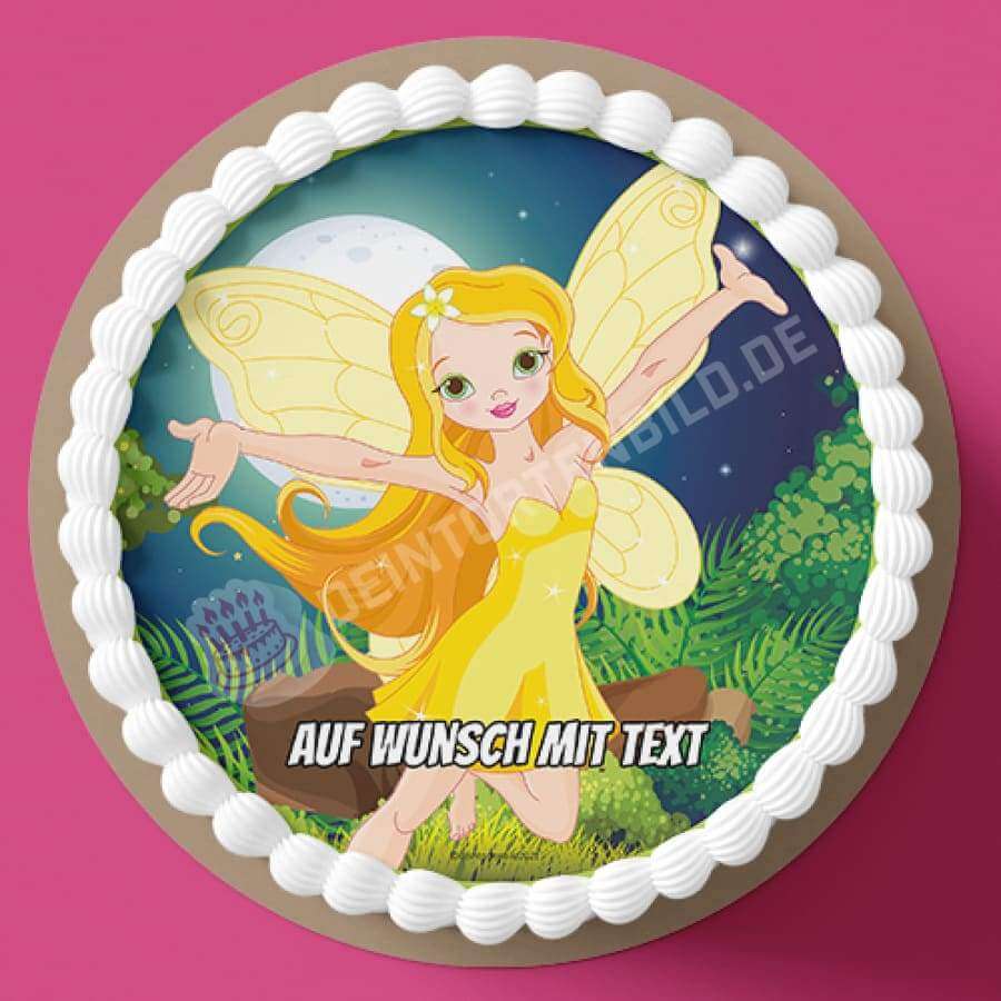 Motiv: Gelbe Waldfee - Hochwertige und individuelle Tortenaufleger für jeden Anlass
Tortenaufleger Gelbe Waldfee 20cm Kreis
Unsere Tortenaufleger sind ein ideales Geschenk für besondere M - Tortenbild - DeintortenbildGelbe Waldfee