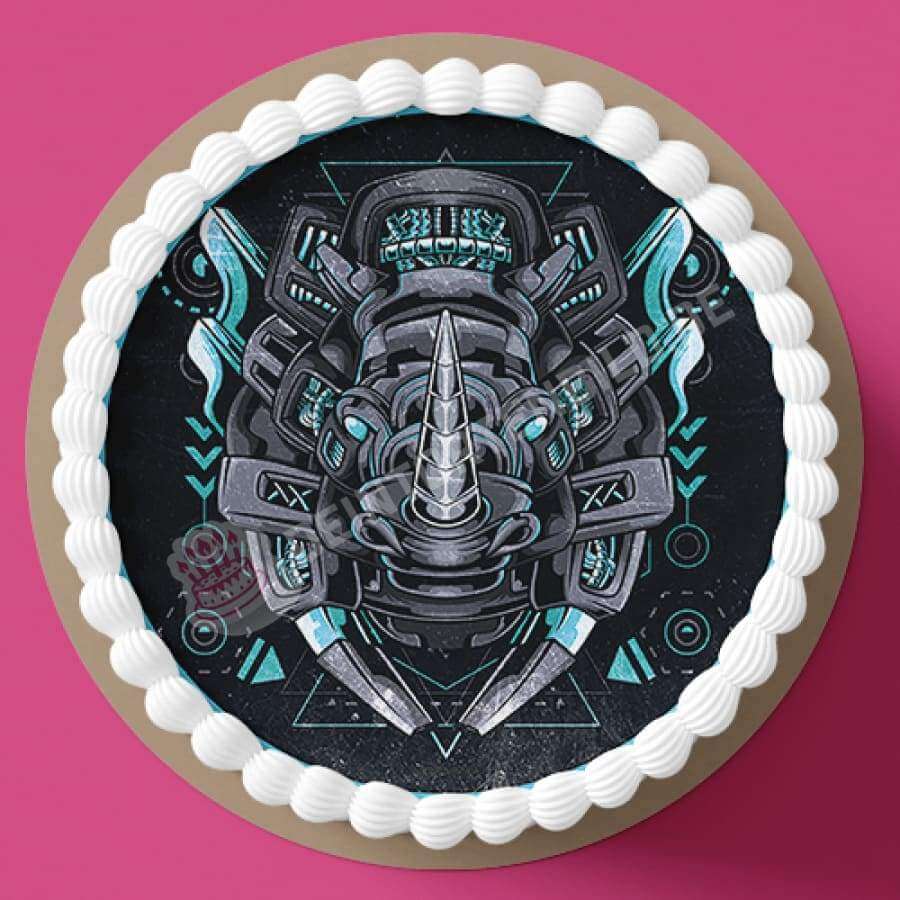 Motiv: Cyber Tier - Nashorn - Hochwertige und individuelle Tortenaufleger für jeden Anlass
Tortenaufleger Cyber Tier - Nashorn in 20cm Kreis
Unsere Tortenaufleger sind ein ideales Geschenk für b - Tortenbild - DeintortenbildCyber Tier - Nashorn