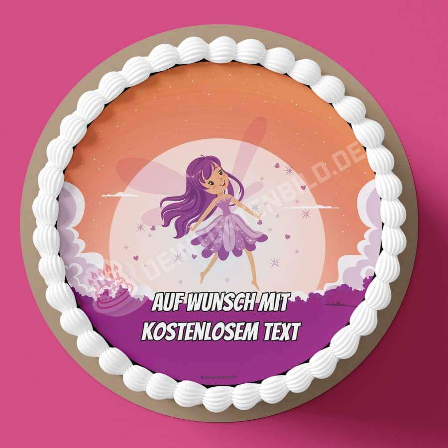 Motiv: Cartoon Fee LilaHochwertige und individuelle Tortenaufleger für jeden Anlass
Tortenaufleger Cartoon Fee Lila in 20cm Kreis
Unsere Tortenaufleger sind ein ideales Geschenk für besonTortenbildDeintortenbildCartoon Fee Lila