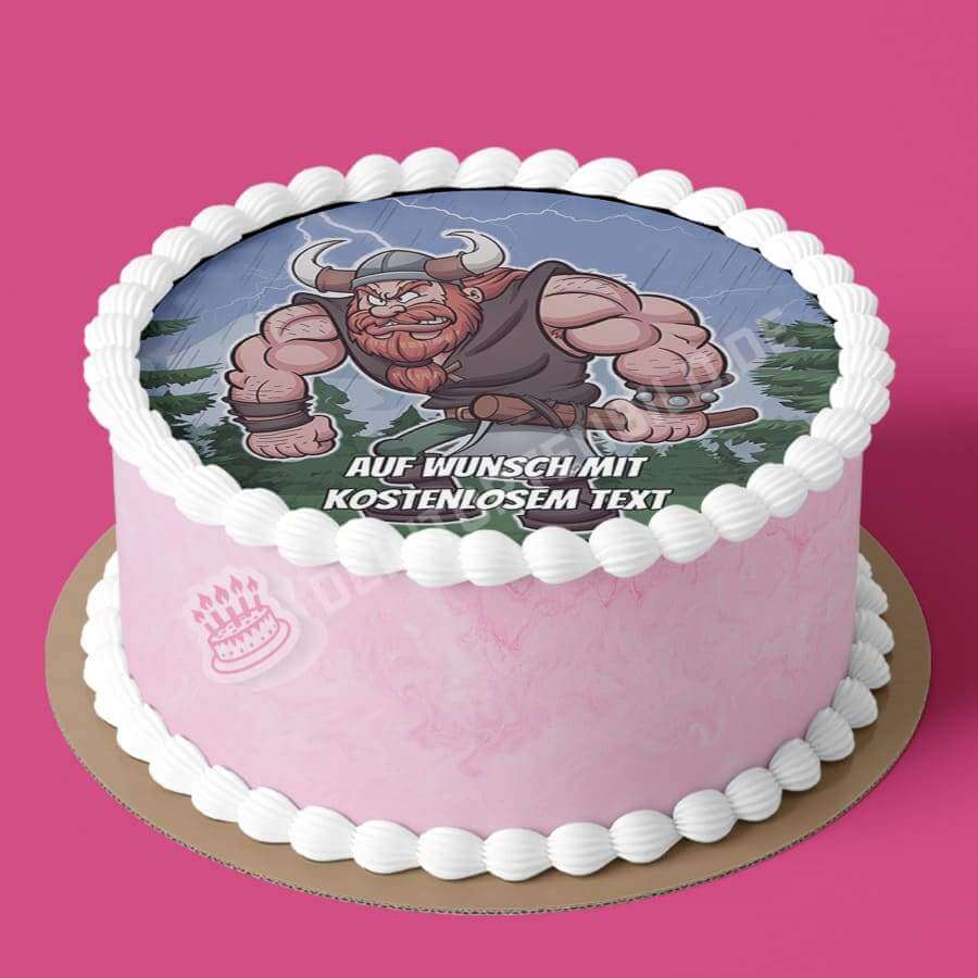 Motiv: Fantasy - Cartoon Wikinger - Hochwertige und individuelle Tortenaufleger für jeden Anlass
Tortenaufleger Fantasy - Cartoon Wikinger in 20cm Kreis
Unsere Tortenaufleger sind ein ideales Geschenk - Tortenbild - DeintortenbildFantasy - Cartoon Wikinger