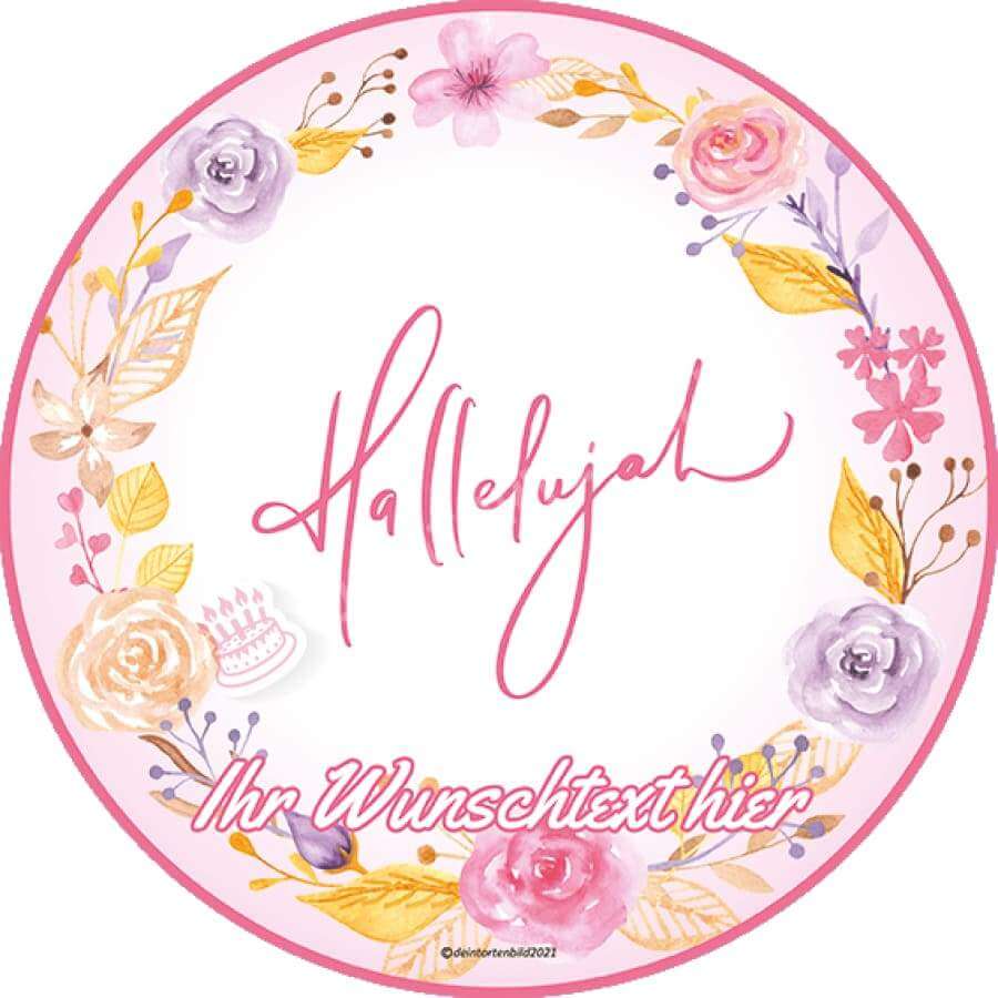 Motiv: Christliche Motive - Hochwertige und individuelle Tortenaufleger für jeden Anlass
Tortenaufleger Christliche Motive in 20cm Kreis
Unsere Tortenaufleger sind ein ideales Geschenk für bes - Tortenbild - DeintortenbildChristliche Motive