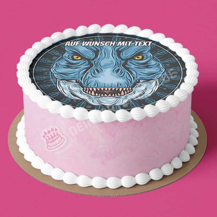 Motiv: Dino Kopf - Hochwertige und individuelle Tortenaufleger für jeden Anlass
Tortenaufleger Dino Kopf in 20cm Kreis
Unsere Tortenaufleger sind ein ideales Geschenk für besondere Me - Tortenbild - DeintortenbildDino Kopf