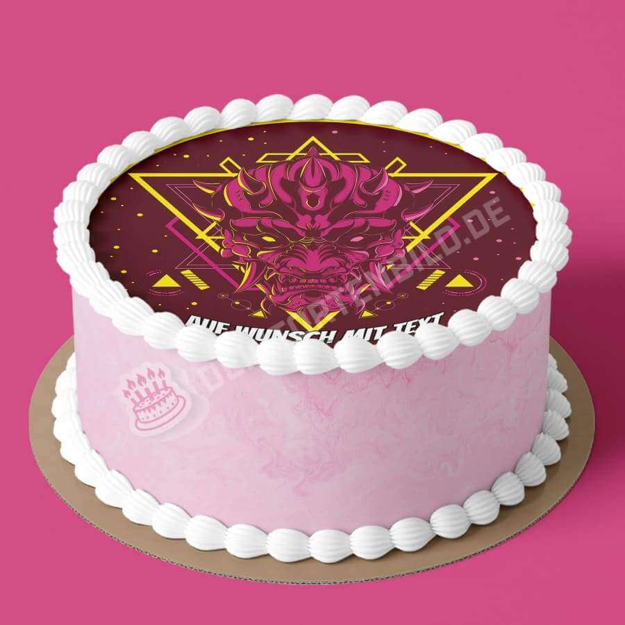 Motiv: Geometrisch Leuchtend - Samurai Dämon - Hochwertige und individuelle Tortenaufleger für jeden Anlass
Tortenaufleger Geometrisch Leuchtend - Samurai Dämon 20cm Kreis
Unsere Tortenaufleger sind ein ideales - Tortenbild - DeintortenbildGeometrisch Leuchtend - Samurai