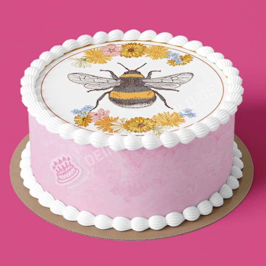 Motiv: Hummel - Hochwertige und individuelle Tortenaufleger für jeden Anlass
Tortenaufleger Hummel 20cm Kreis
Unsere Tortenaufleger sind ein ideales Geschenk für besondere Menschen - Tortenbild - DeintortenbildMotiv