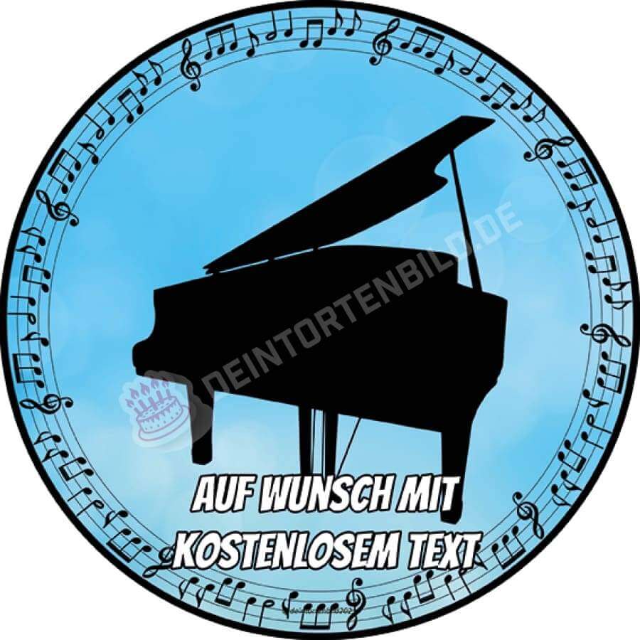 Motiv: Musik - Klavier - Hochwertige und individuelle Tortenaufleger für jeden Anlass
Tortenaufleger Musik - Klavier in 20cm Kreis
Unsere Tortenaufleger sind ein ideales Geschenk für besond - Tortenbild - DeintortenbildMusik - Klavier