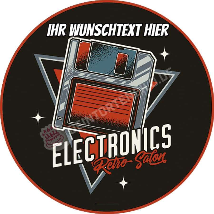 Motiv: Retro Electronics Speicherkarte - Hochwertige und individuelle Tortenaufleger für jeden Anlass
Tortenaufleger Retro Electronics Speicherkarte in 20cm Kreis
Unsere Tortenaufleger sind ein ideales Ges - Tortenbild - DeintortenbildRetro Electronics Speicherkarte
