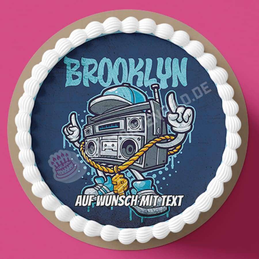 Motiv: Hip Hop Brooklyn Graffiti - Hochwertige und individuelle Tortenaufleger für jeden Anlass
Tortenaufleger Hip Hop Brooklyn Graffiti in 20cm Kreis
Unsere Tortenaufleger sind ein ideales Geschenk - Tortenbild - DeintortenbildHip Hop Brooklyn Graffiti