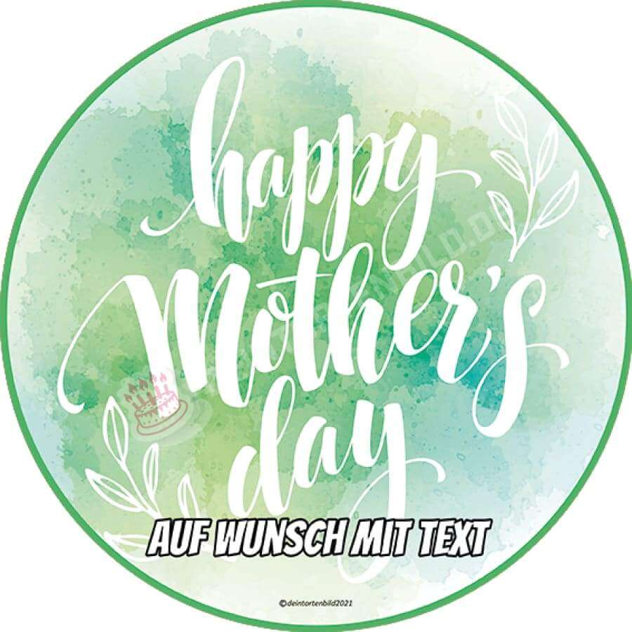 Motiv: Muttertag - Schriftzug - Hochwertige und individuelle Tortenaufleger für jeden Anlass
Tortenaufleger Muttertag - Schriftzug 20cm Kreis
Unsere Tortenaufleger sind ein ideales Geschenk für be - Tortenbild - DeintortenbildMuttertag - Schriftzug