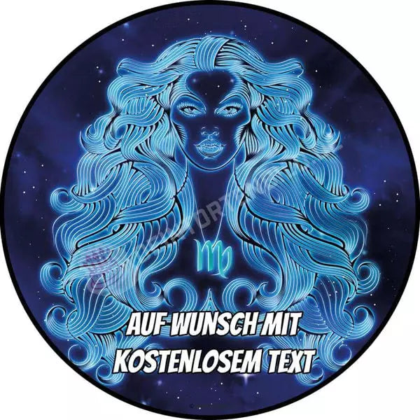 Motiv: Sternzeichen - JungfrauHochwertige und individuelle Tortenaufleger für jeden Anlass
Tortenaufleger Sternzeichen - Jungfrau in 20cm Kreis
Unsere Tortenaufleger sind ein ideales Geschenk fürTortenbildDeintortenbildSternzeichen - Jungfrau