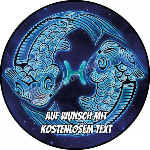 Motiv: Sternzeichen - FischeHochwertige und individuelle Tortenaufleger für jeden Anlass
Tortenaufleger Sternzeichen - Fische in 20cm Kreis
Unsere Tortenaufleger sind ein ideales Geschenk für bTortenbildDeintortenbildSternzeichen - Fische