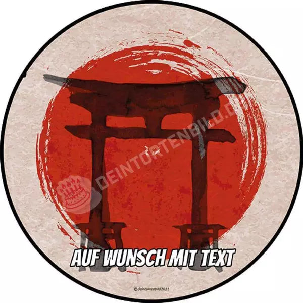 Motiv: Traditionelles Japanisches Tor - Hochwertige und individuelle Tortenaufleger für jeden Anlass
Tortenaufleger Traditionelles Japanisches Tor in 20cm Kreis
Unsere Tortenaufleger sind ein ideales Gesch - Tortenbild - DeintortenbildTraditionelles Japanisches Tor