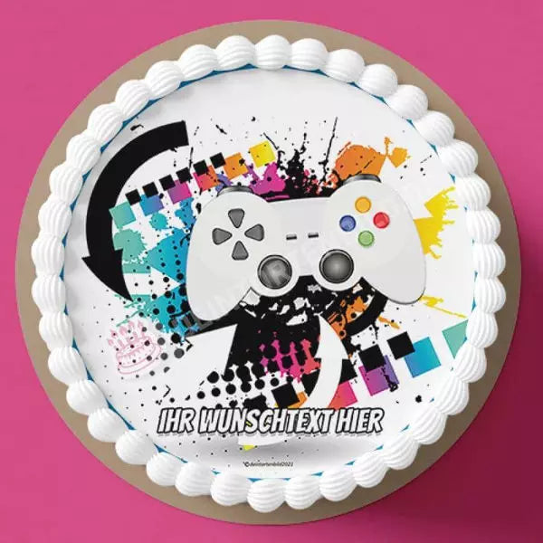 Motiv: Videospiele Games Abstrakt - Hochwertige und individuelle Tortenaufleger für jeden Anlass
Tortenaufleger Videospiele Games Abstrakt in 20cm Kreis
Unsere Tortenaufleger sind ein ideales Geschenk - Tortenbild - DeintortenbildVideospiele Games Abstrakt
