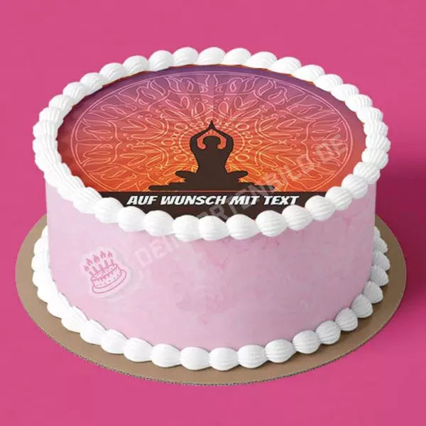 Motiv: Yoga - Hochwertige und individuelle Tortenaufleger für jeden Anlass
Tortenaufleger Yoga 20cm Kreis
Unsere Tortenaufleger sind ein ideales Geschenk für besondere Menschen u - Tortenbild - DeintortenbildMotiv