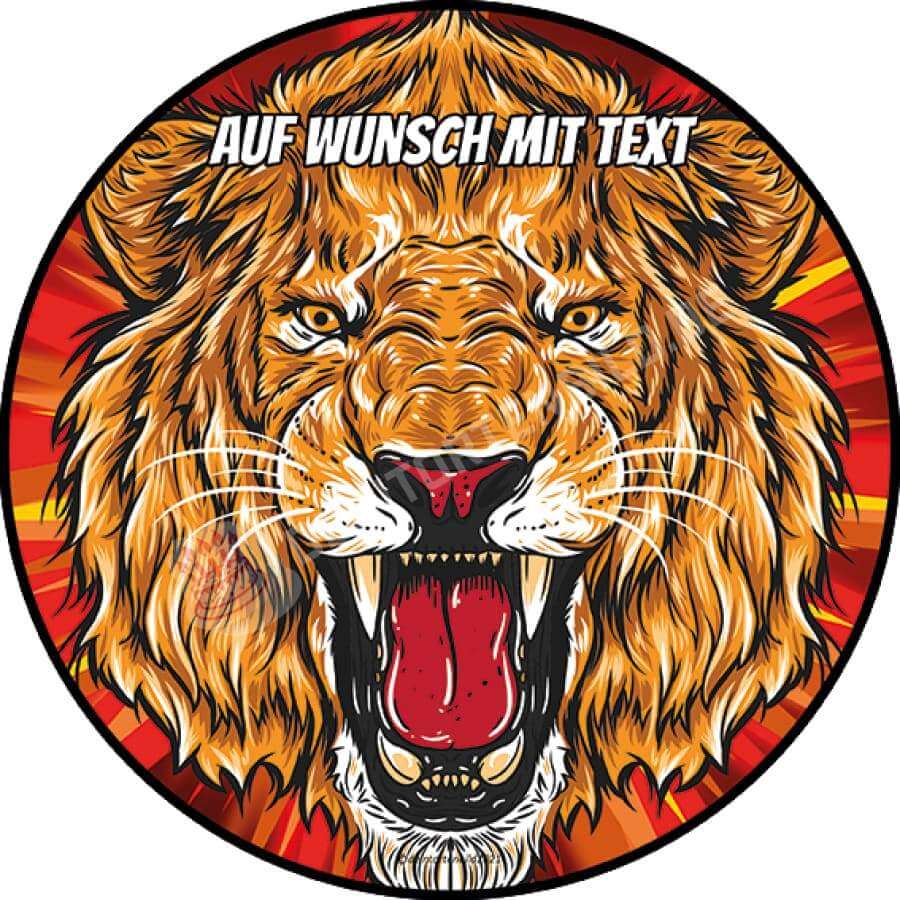 Motiv: Löwenkopf - Hochwertige und individuelle Tortenaufleger für jeden Anlass
Tortenaufleger Löwenkopf 20cm Kreis
Unsere Tortenaufleger sind ein ideales Geschenk für besondere Mensc - Tortenbild - DeintortenbildMotiv