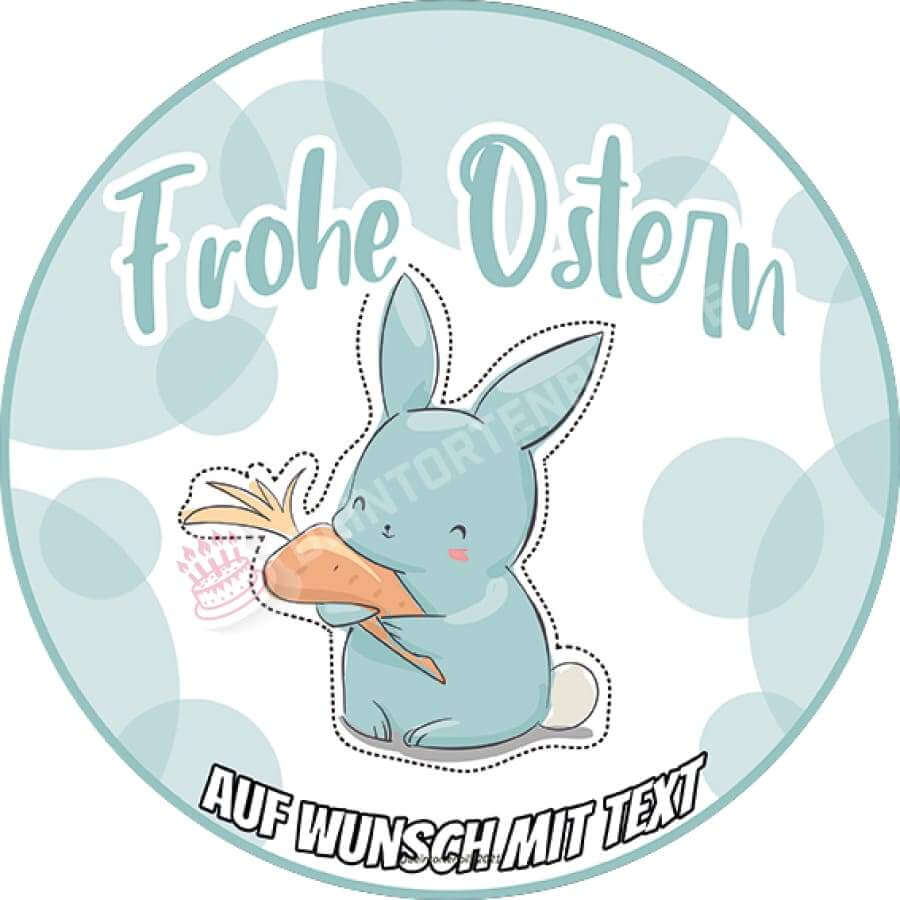 Motiv: Ostern - Blaues Häschen - Hochwertige und individuelle Tortenaufleger für jeden Anlass
Tortenaufleger Ostern - Blaues Häschen 20cm Kreis
Unsere Tortenaufleger sind ein ideales Geschenk für b - Tortenbild - DeintortenbildOstern - Blaues