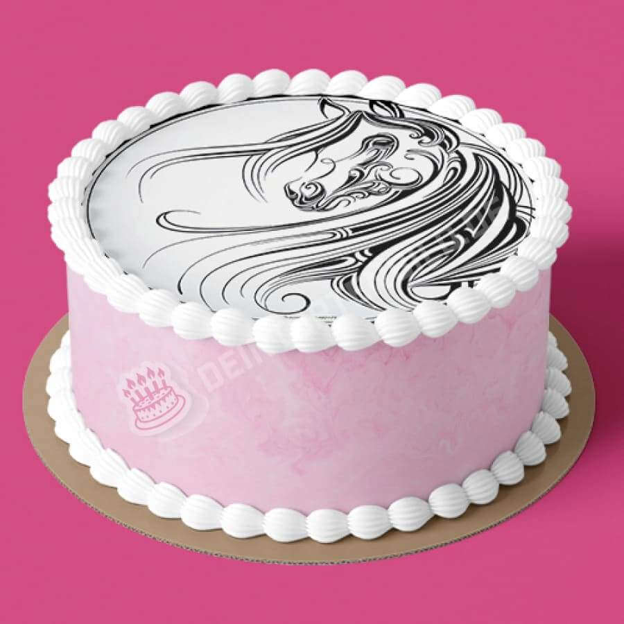 Motiv: Elegantes Pferd Linienmuster - Hochwertige und individuelle Tortenaufleger für jeden Anlass
Tortenaufleger Elegantes Pferd Linienmuster in 20cm Kreis
Unsere Tortenaufleger sind ein ideales Gesche - Tortenbild - DeintortenbildElegantes Pferd Linienmuster