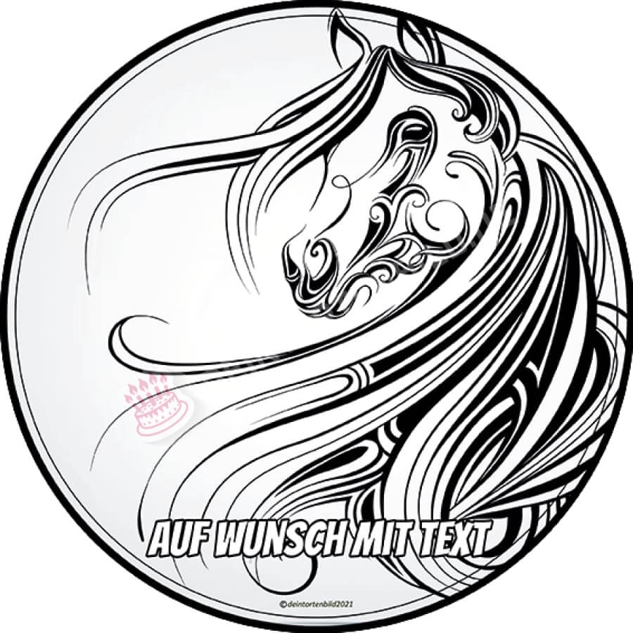 Motiv: Elegantes Pferd Linienmuster - Hochwertige und individuelle Tortenaufleger für jeden Anlass
Tortenaufleger Elegantes Pferd Linienmuster in 20cm Kreis
Unsere Tortenaufleger sind ein ideales Gesche - Tortenbild - DeintortenbildElegantes Pferd Linienmuster
