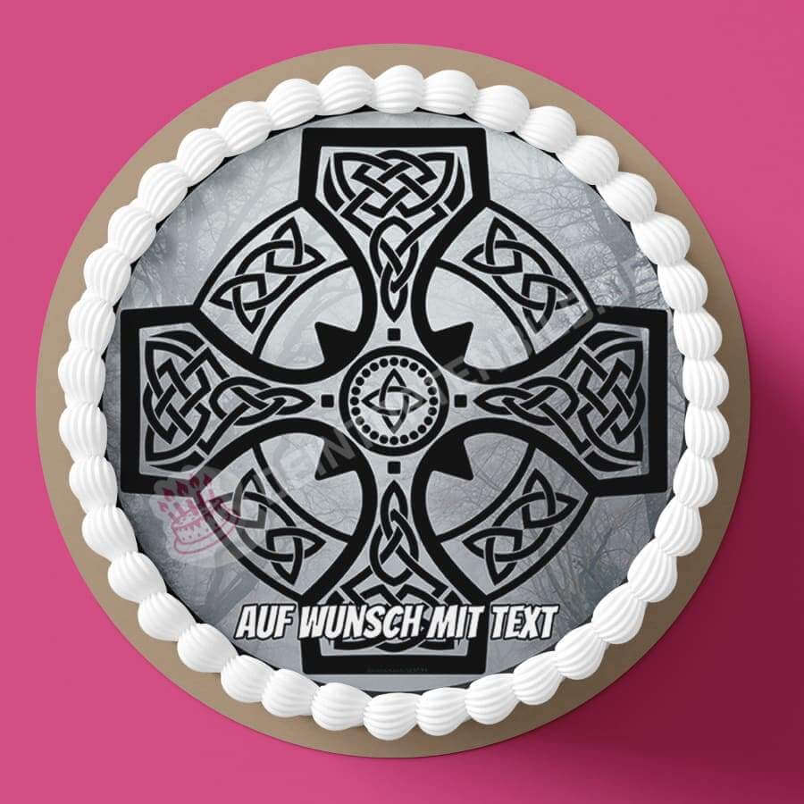 Motiv: Keltisches Kreuz - Hochwertige und individuelle Tortenaufleger für jeden Anlass
Tortenaufleger Keltisches Kreuz 20cm Kreis
Unsere Tortenaufleger sind ein ideales Geschenk für besonder - Tortenbild - DeintortenbildKeltisches Kreuz