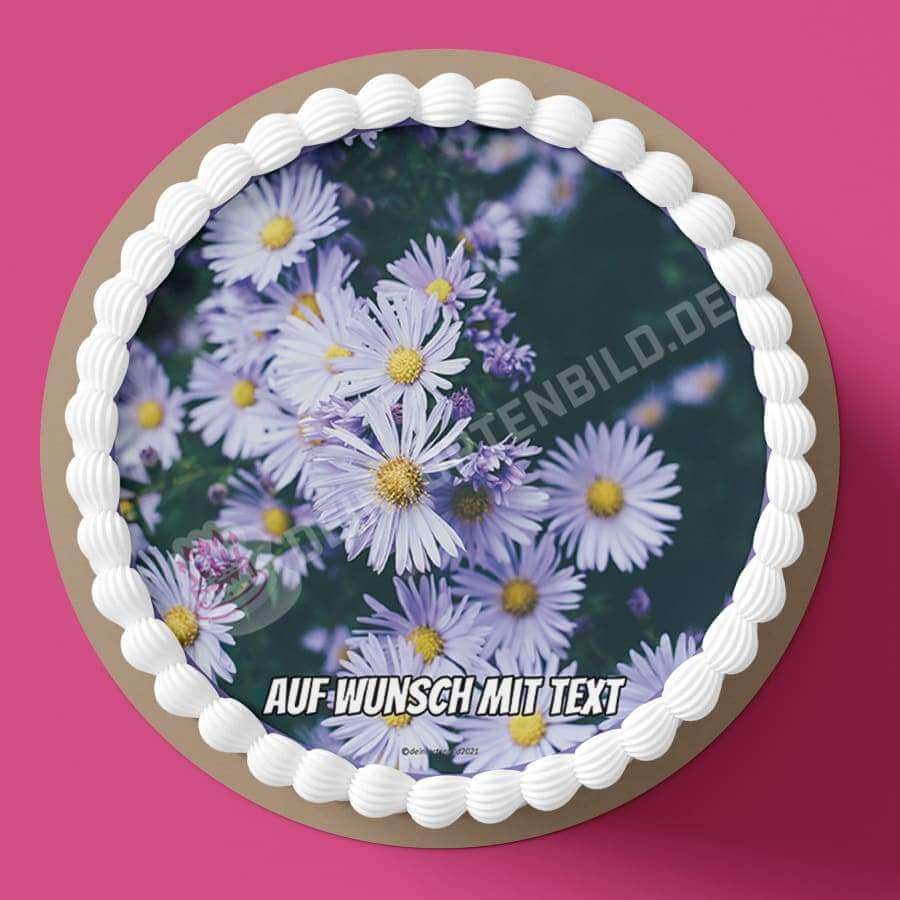 Motiv: Lila Blumen - Hochwertige und individuelle Tortenaufleger für jeden Anlass
Tortenaufleger Lila Blumen in 20cm Kreis
Unsere Tortenaufleger sind ein ideales Geschenk für besondere - Tortenbild - DeintortenbildLila Blumen