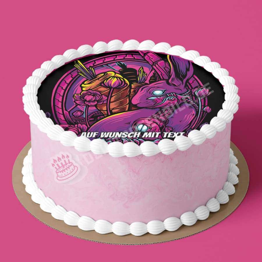 Motiv: Mechanischer Hase - Hochwertige und individuelle Tortenaufleger für jeden Anlass
Tortenaufleger Mechanischer Hase 20cm Kreis
Unsere Tortenaufleger sind ein ideales Geschenk für besonde - Tortenbild - DeintortenbildMechanischer Hase