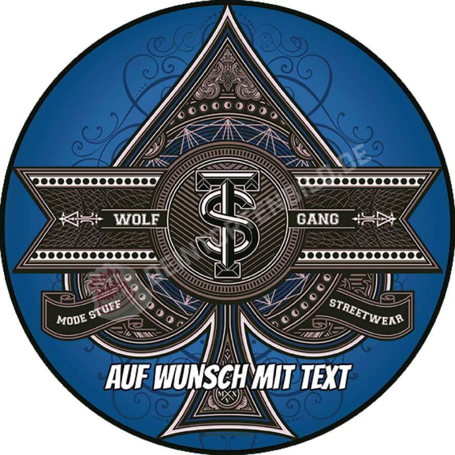 Motiv: Pik Symbol - Hochwertige und individuelle Tortenaufleger für jeden Anlass
Tortenaufleger Pik Symbol 20cm Kreis
Unsere Tortenaufleger sind ein ideales Geschenk für besondere Mens - Tortenbild - DeintortenbildPik Symbol