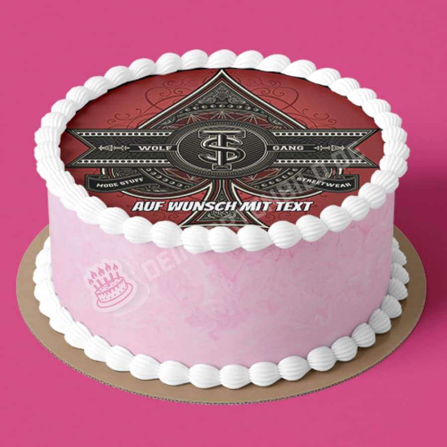 Motiv: Pik Symbol - Hochwertige und individuelle Tortenaufleger für jeden Anlass
Tortenaufleger Pik Symbol 20cm Kreis
Unsere Tortenaufleger sind ein ideales Geschenk für besondere Mens - Tortenbild - DeintortenbildPik Symbol