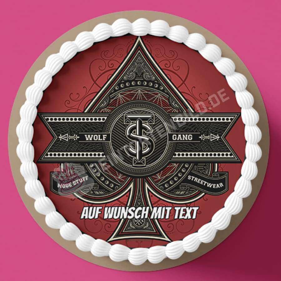 Motiv: Pik Symbol - Hochwertige und individuelle Tortenaufleger für jeden Anlass
Tortenaufleger Pik Symbol 20cm Kreis
Unsere Tortenaufleger sind ein ideales Geschenk für besondere Mens - Tortenbild - DeintortenbildPik Symbol