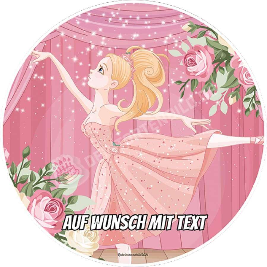 Motiv: Rosa Ballerina - Hochwertige und individuelle Tortenaufleger für jeden Anlass
Tortenaufleger Rosa Ballerina 20cm Kreis
Unsere Tortenaufleger sind ein ideales Geschenk für besondere - Tortenbild - DeintortenbildRosa Ballerina
