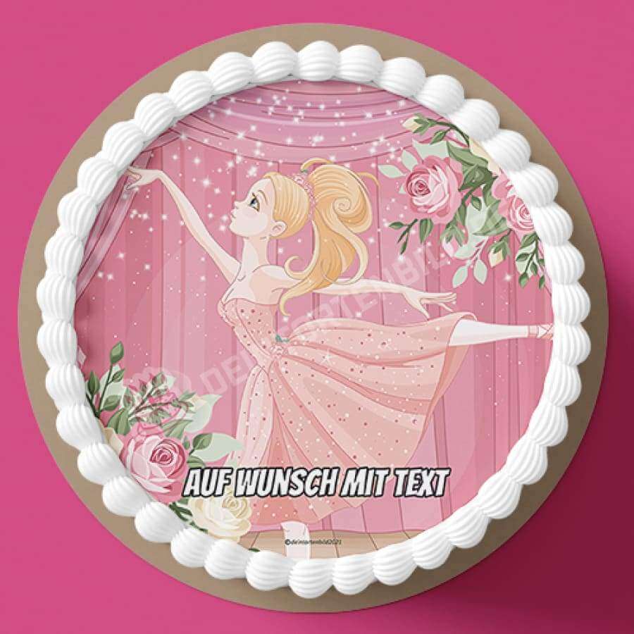 Motiv: Rosa Ballerina - Hochwertige und individuelle Tortenaufleger für jeden Anlass
Tortenaufleger Rosa Ballerina 20cm Kreis
Unsere Tortenaufleger sind ein ideales Geschenk für besondere - Tortenbild - DeintortenbildRosa Ballerina