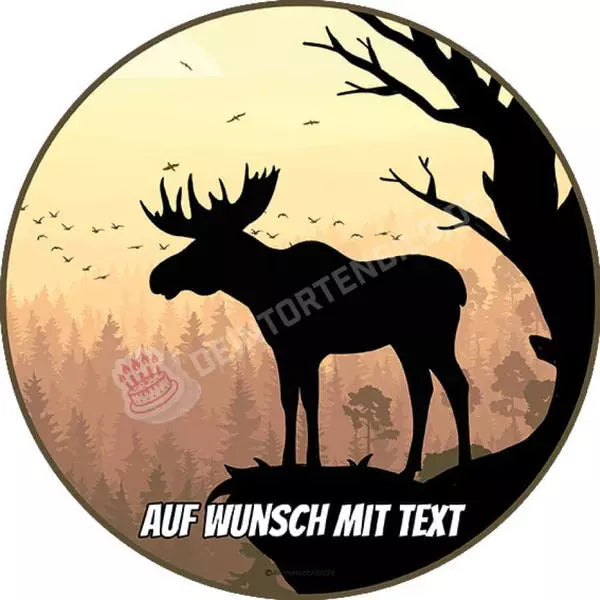 Motiv: Waldtier vor Sonnenuntergang - Hochwertige und individuelle Tortenaufleger für jeden Anlass
Tortenaufleger Waldtier vor Sonnenuntergang in 20cm Kreis
Ein Aufleger mit fünf verschiedenen Waldtiere - Tortenbild - DeintortenbildWaldtier vor Sonnenuntergang