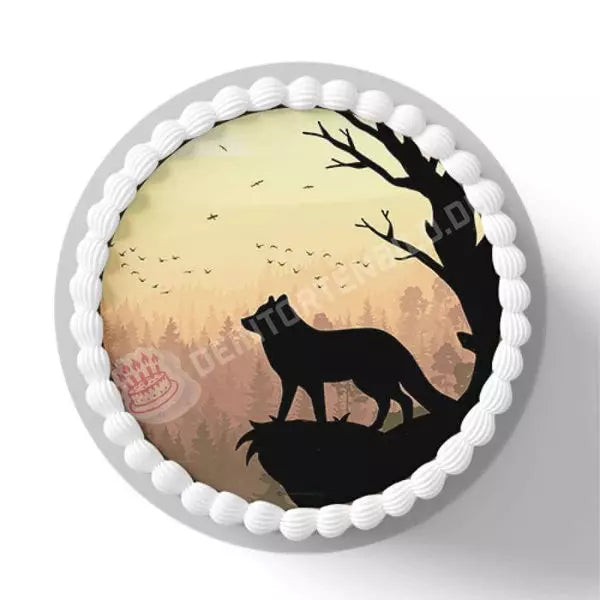 Motiv: Waldtier vor Sonnenuntergang - Hochwertige und individuelle Tortenaufleger für jeden Anlass
Tortenaufleger Waldtier vor Sonnenuntergang in 20cm Kreis
Ein Aufleger mit fünf verschiedenen Waldtiere - Tortenbild - DeintortenbildWaldtier vor Sonnenuntergang