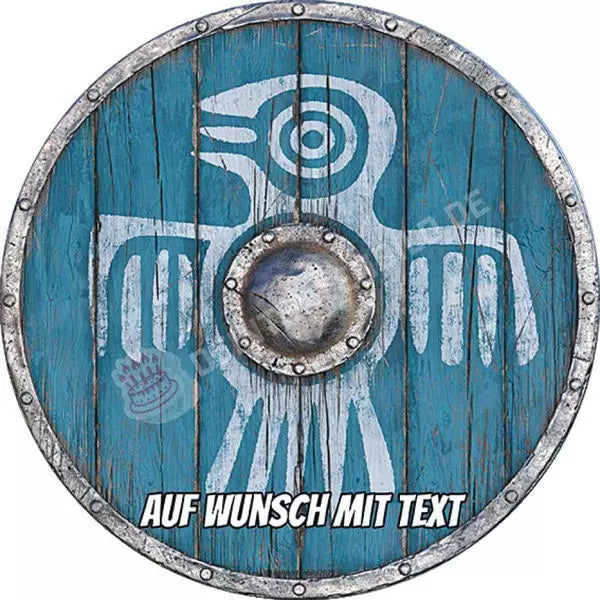 Motiv: Wikinger Schild - 6 Motive - Hochwertige und individuelle Tortenaufleger für jeden Anlass
Tortenaufleger Wikinger Schild - 6 Motive in 20cm Kreis
Ein Aufleger mit einem Wikinger Schild. Eines v - Tortenbild - DeintortenbildWikinger Schild - 6 Motive