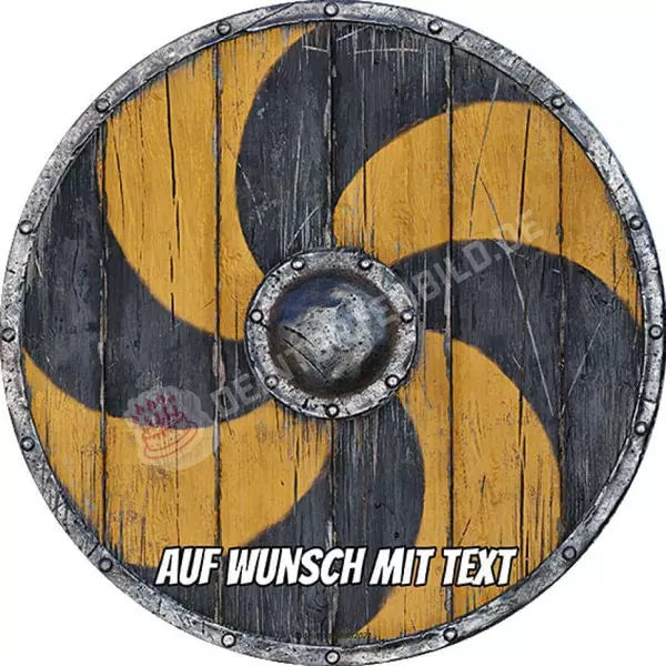 Motiv: Wikinger Schild - 6 Motive - Hochwertige und individuelle Tortenaufleger für jeden Anlass
Tortenaufleger Wikinger Schild - 6 Motive in 20cm Kreis
Ein Aufleger mit einem Wikinger Schild. Eines v - Tortenbild - DeintortenbildWikinger Schild - 6 Motive