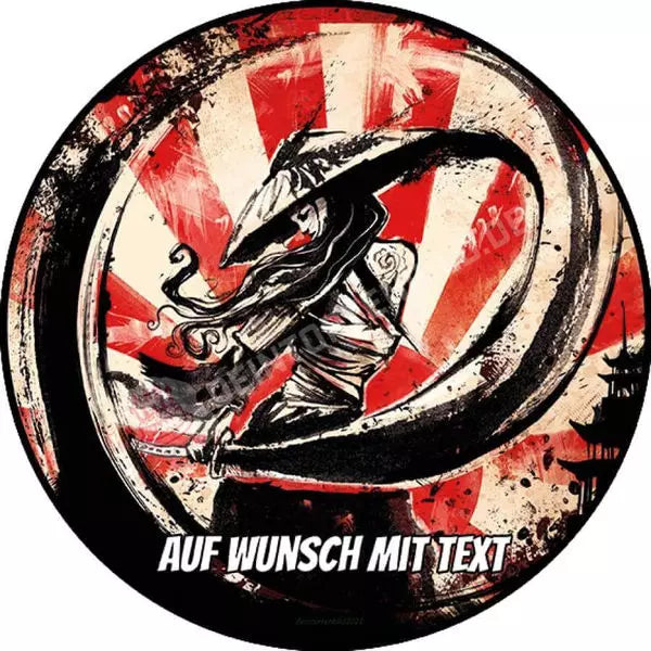 Motiv: Samurai Frau - Hochwertige und individuelle Tortenaufleger für jeden Anlass
Tortenaufleger Samurai Frau in 20cm Kreis
Ein Aufleger mit einer gezeichneten Samurai Frau
Unsere Torte - Tortenbild - DeintortenbildSamurai Frau
