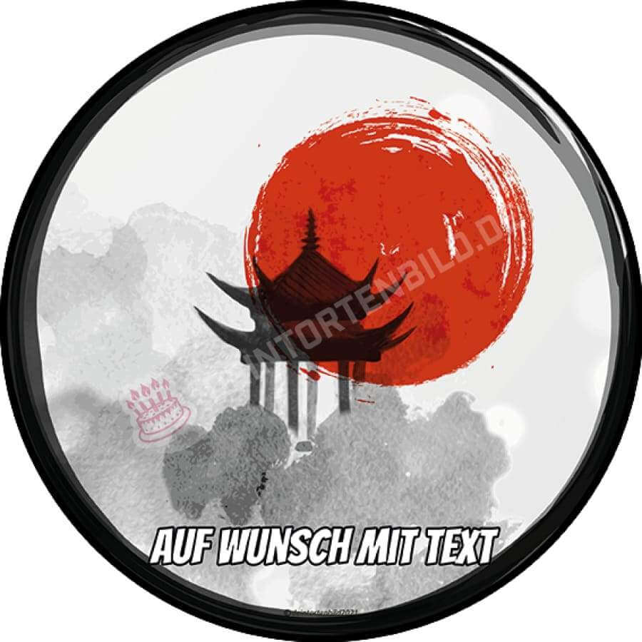 Motiv: Asiatischer Tempel - Hochwertige und individuelle Tortenaufleger für jeden Anlass
Tortenaufleger Asiatischer Tempel in 20cm Kreis
Dieser Tortenaufleger mit einem asiatischen Tempel und R - Tortenbild - DeintortenbildAsiatischer Tempel
