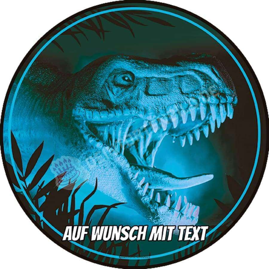 Motiv: Angestrahlter T-Rex Dino Kopf - Hochwertige und individuelle Tortenaufleger für jeden Anlass
Tortenaufleger Angestrahlter T-Rex Dino Kopf in 20cm Kreis
Dieser Tortenaufleger mit einem gefährlichen - Tortenbild - Deintortenbild-Rex Dino Kopf