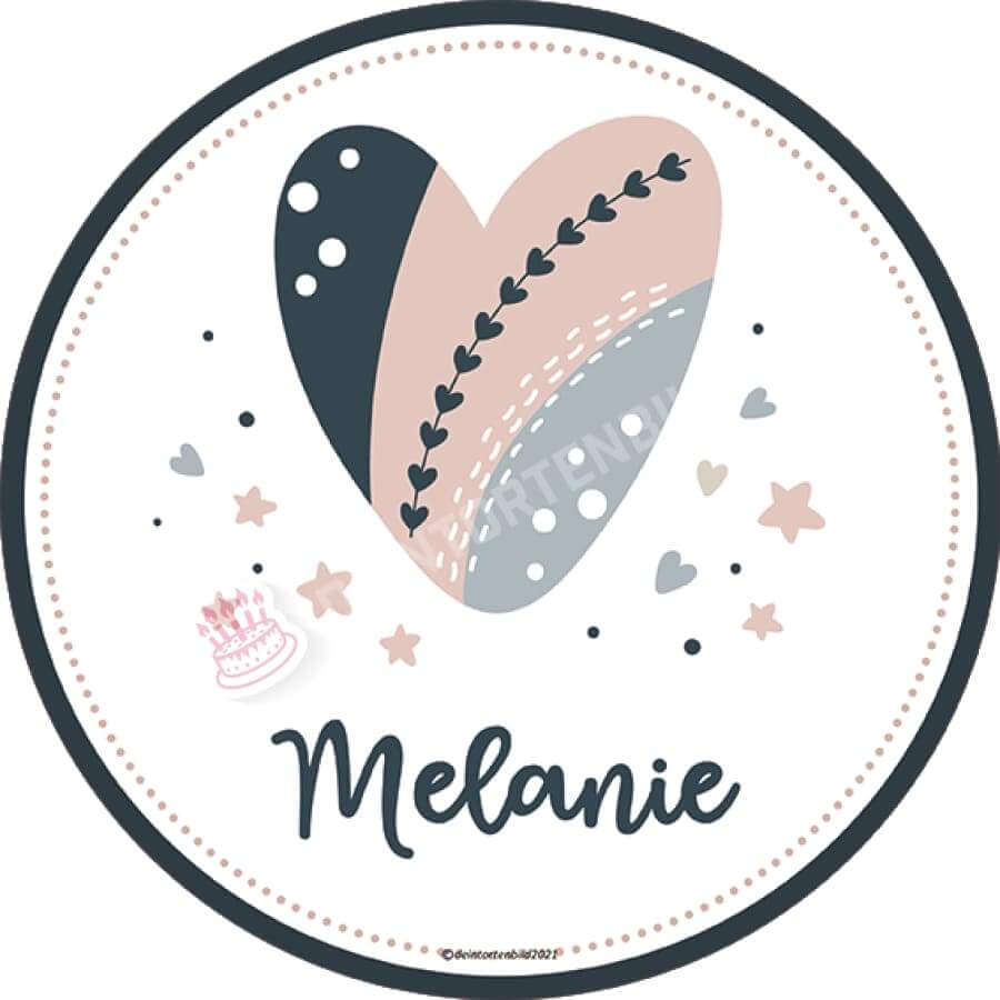 Motiv: Elegantes Herz - Name anpassbar - Hochwertige und individuelle Tortenaufleger für jeden Anlass
Tortenaufleger Elegantes Herz - Name anpassbar in 20cm Kreis
Unsere Tortenaufleger sind ein ideales Ges - Tortenbild - DeintortenbildElegantes Herz -