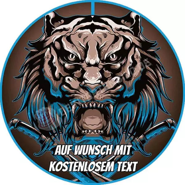 Motiv: Tigerkopf - Hochwertige und individuelle Tortenaufleger für jeden Anlass
Tortenaufleger Tigerkopf 20cm Kreis
Unsere Tortenaufleger sind ein ideales Geschenk für besondere Mensc - Tortenbild - DeintortenbildMotiv