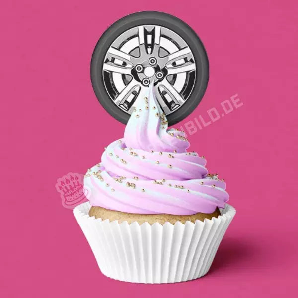 Muffinaufleger: Auto Reifen - Hochwertige und individuelle Muffinaufleger für jeden Anlass
Muffinaufleger Auto Reifen in 4-5cm Kreis
Unsere Muffinaufleger sind ein ideales Geschenk für besondere - Muffinaufleger - DeintortenbildAuto Reifen
