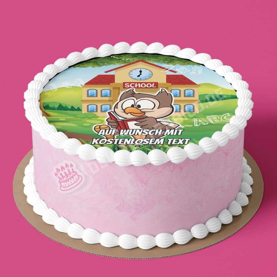 Motiv: Einschulung - lesende Eule - Hochwertige und individuelle Tortenaufleger für jeden Anlass
Tortenaufleger Einschulung - Lesende Eule in 20cm Kreis
Unsere Tortenaufleger sind ein ideales Geschenk - Tortenbild - DeintortenbildEinschulung - lesende Eule