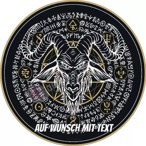 Motiv: Schwarze Magie Pentagram - Hochwertige und individuelle Tortenaufleger für jeden Anlass
Tortenaufleger Schwarze Magie Pentagram in 20cm Kreis
Unsere Tortenaufleger sind ein ideales Geschenk f - Tortenbild - DeintortenbildSchwarze Magie Pentagram