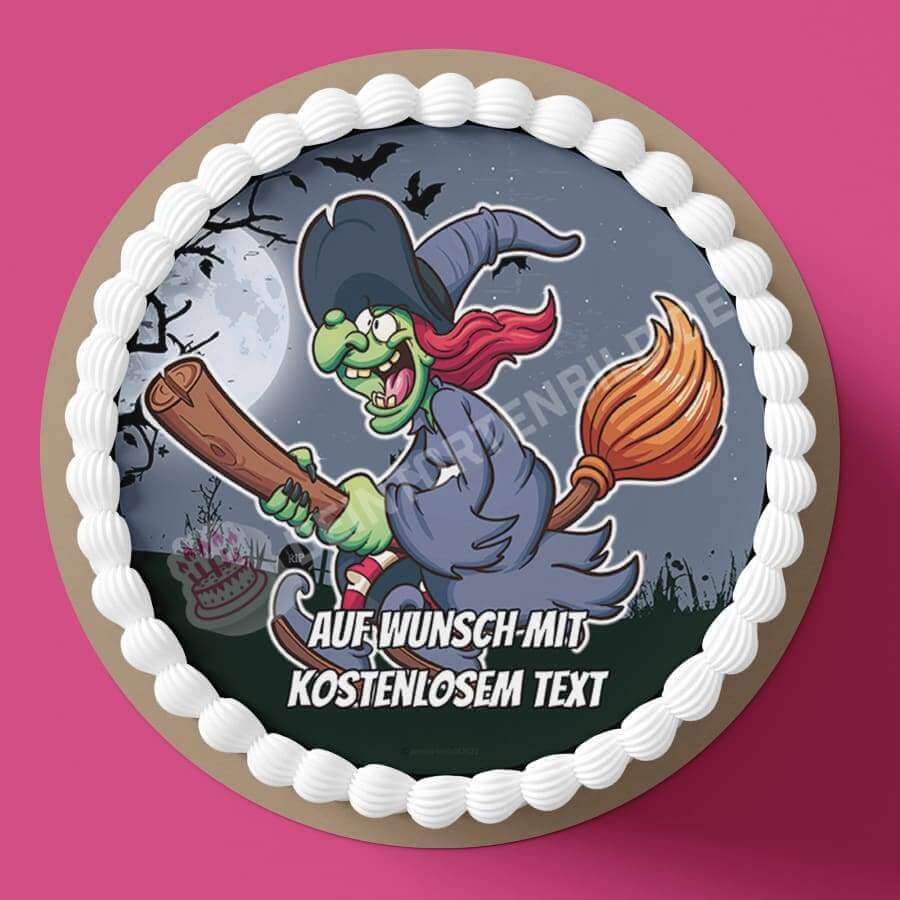 Motiv: Halloween - Cartoon Hexe - Hochwertige und individuelle Tortenaufleger für jeden Anlass
Tortenaufleger Halloween - Cartoon Hexe in 20cm Kreis
Unsere Tortenaufleger sind ein ideales Geschenk f - Tortenbild - DeintortenbildHalloween - Cartoon Hexe